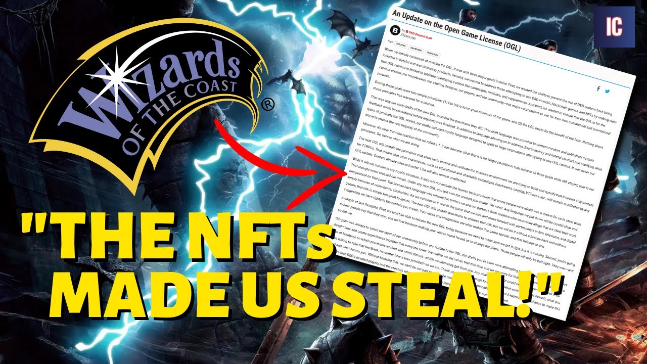 Gaslighting and deception: WotC's OGL 1.1 response... 