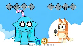 Fnf New Sprunki Oc Real Vs Bluey, Mackenzie & Bingo Sings Pony Girl Incredibox Sprunkifnf Mod