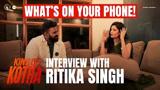 Interview with Ritika Singh (Phone Segment) | King of Kotha | Dulquer Salmaan | Abhilash Joshiy