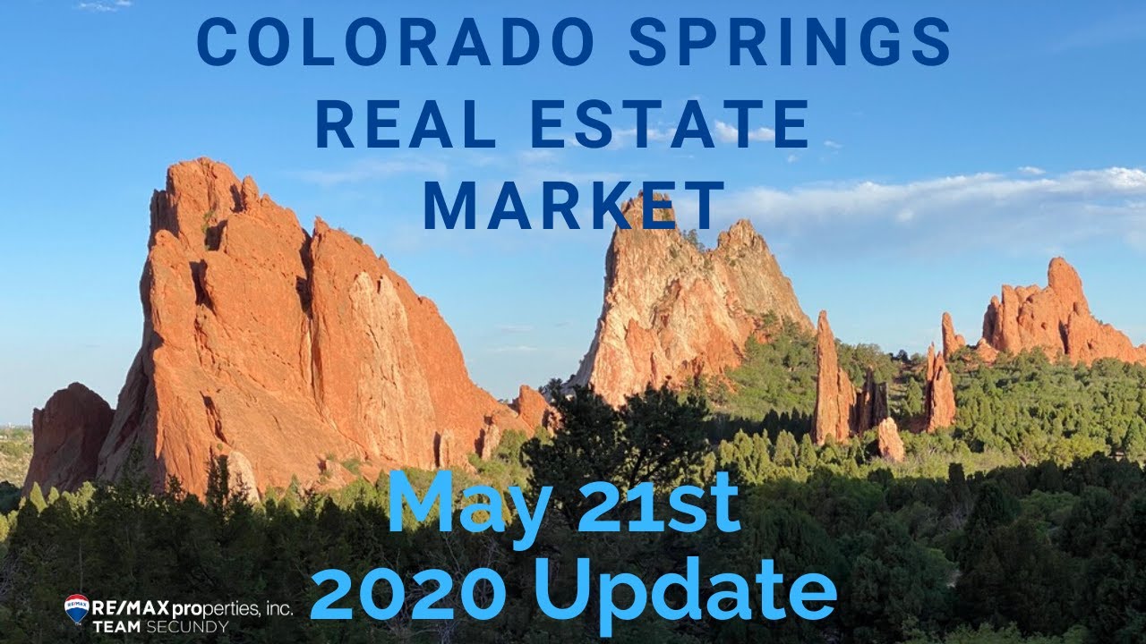 Colorado Springs Real Estate Market Update 5 21 2020 YouTube