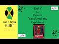 Shenseea- Dolly. Learn Jamaican Patois with song lyrics (Jamaican Patwa/Creole/Language)