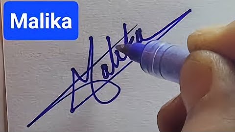 How to sign your signature?❤