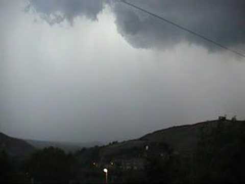 Thunderstorm over West Yorkshire