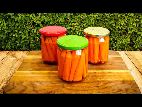 Видео рецепт Маринованная морковь по-болгарски