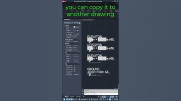 #autocad _7 Blocks | Dynamic Elevation Marker | Insert field no LISP - SHORT