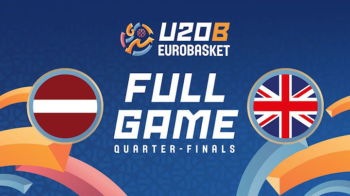 LIVE - Latvia v Great Britain | FIBA U20 EuroBasket 2025 Division B | Quarter-Finals