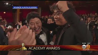 'Parasite' Makes History At Oscars, Becoming First Foreign-Language Film To Win Best Picture