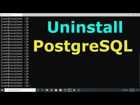 How yo Uninstall PostgreSQL on CentOS 8 RHEL 8