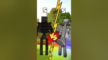 Mutant Skeleton Vs Wither Skeleton 😈Mob Battle #minecraft #shorts #short