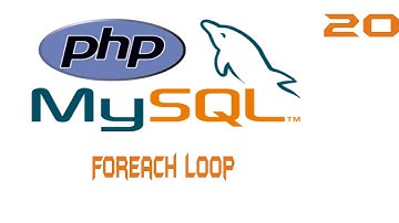 20 Foreach loop - PHP Beginners tutorial