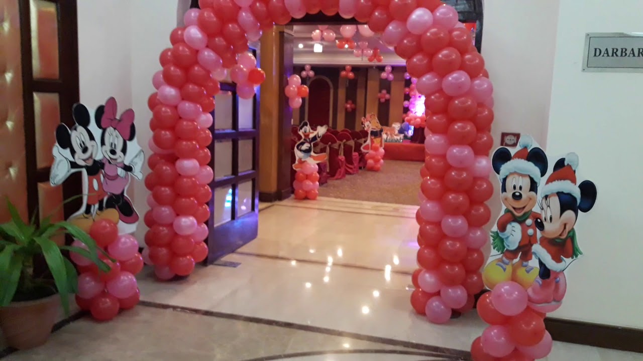 Balloon decor  in Lucknow  birthday  9450359738 YouTube