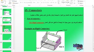 16. Rigid Connector Solidworks Simulation