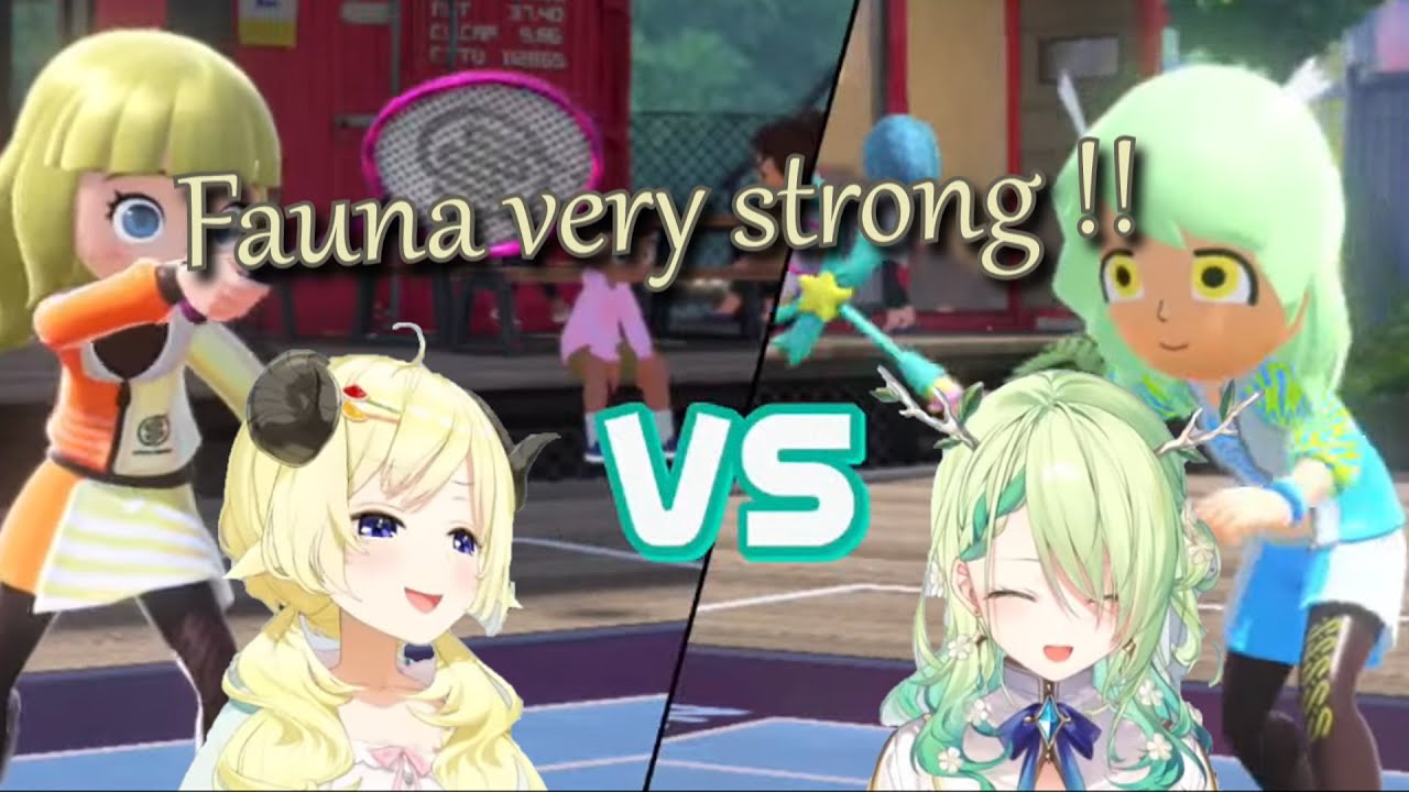 Watame is impressed by Fauna's level in badminton