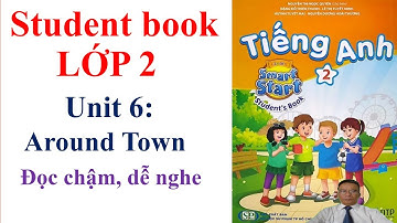 Tiếng Anh 2, smart start 2, Unit 6, Around Town, Student book | Learn English with me