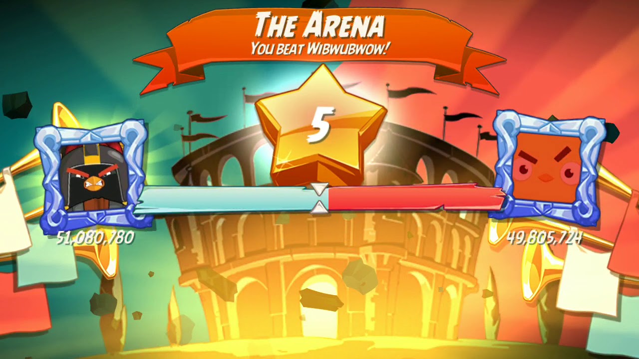 Angry Birds 2 Arena Full Streak With Legendary Chest