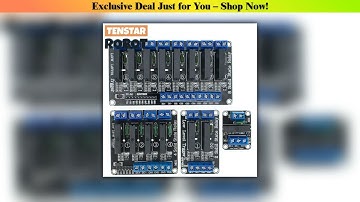 Editor’s Choice Low Level 5V 1 2 4 8 Channel Solid State Relay Module SSR G3MB-202P 240V 2A Output•