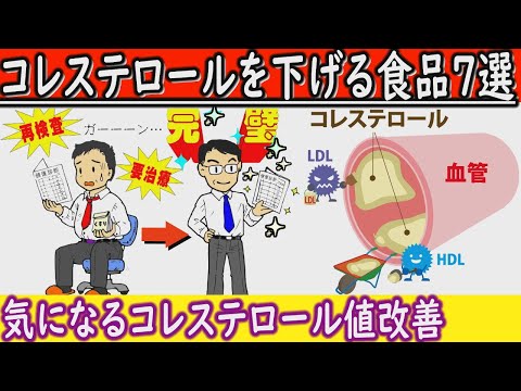 【コレステロール】を下げる食べ物・飲み物７選！悪玉コレステロールを下げる身近な食品！【健康雑学】