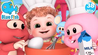 Pat a cake Pat a cake - 3D Animation Nursery rhyme with lyrics for children | Blue Fish 2023