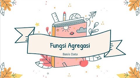Fungsi Agregasi