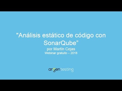 Vídeo: Què és l'anàlisi de codi estàtic de Sonar?