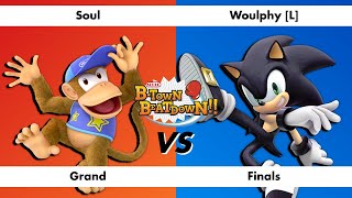 Super B-Town Beatdown 27 Grand Finals: Soul (Diddy Kong) vs Woulphy [L] (Sonic)