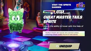 How to easily get the cheat master tails sprite with code hacks in Fortnite Chapter 7 Season 4