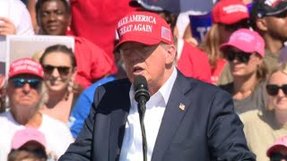 Former President Donald Trump rushed off stage after incident at Pennsylvania rally