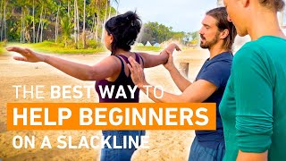 Slackline Beginners: Try THIS Instead of Holding Someone’s Hand