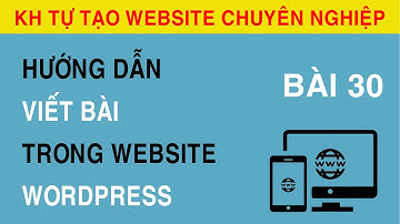 [Bài 30]  Hướng Dẫn Viết Bài Sản Phẩm Và Bài Viết Trong Wordpress
