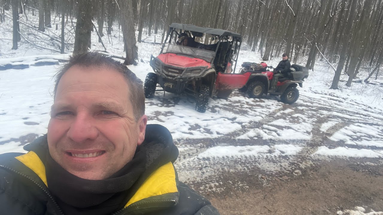 ATV winter camp out
