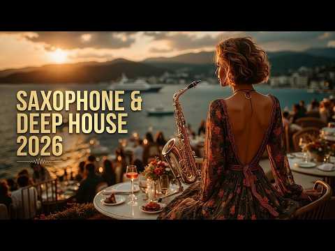 Luxury Sax Deep House 2026 | Sunset Lounge Music & Smooth Saxophone Music ~ Relaxing Mix