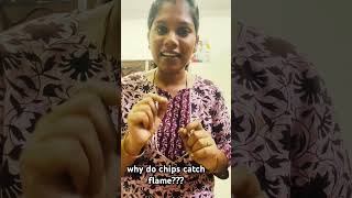 store bought chips lo plastic untundaa??? #chips #catchingfire  #kurkure #facts #truthbehindviral