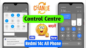 how to change control center in redmi | redmi 14c control center change |redmi control center change