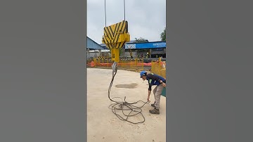 Inspection Tower Crane Cable. #shorts #construction #engineering #structure
