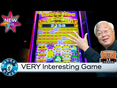 ⭐️ New - Lucky Hog Slot Machine Bonuses and Features