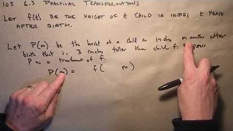 105 Section 6.3 Practical Transformations