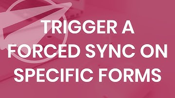How to Force a Sync on Certain Forms || AppSheet Tutorial