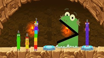 Numberblocks Magic Run - The Cave Level 2 CBeebies Little Learners Learn to Count