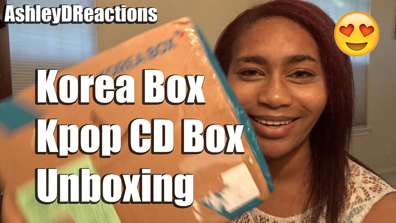 Korea Box Kpop CD Box 1607 Unboxing YouTube