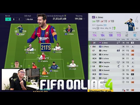 FIFA ONLINE 4: Quẩy MESSI 21TS Chúc Mừng Vô Địch COPA & Kèo Đêm Đi Chợ Trước Giờ CK Euro Anh Ý