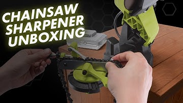 CHAINSAW SHARPENER UNBOXING: Sun Joe 24V-CSS-HRP  / Tool Tips #2022