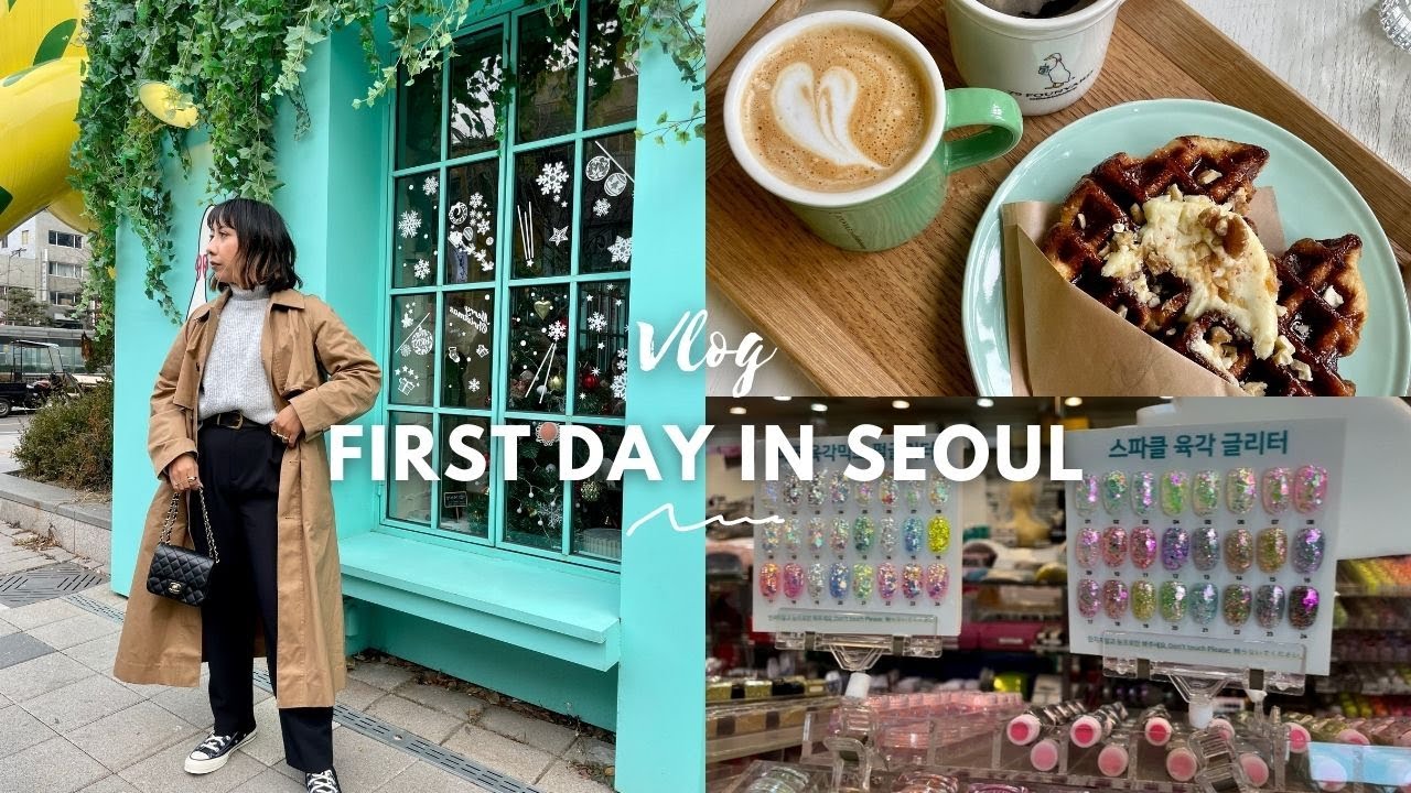 Nail art Shopping in Seoul | Korea vlog