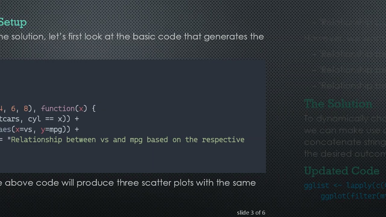 How to dynamically change the chart title in R using ggplot2
