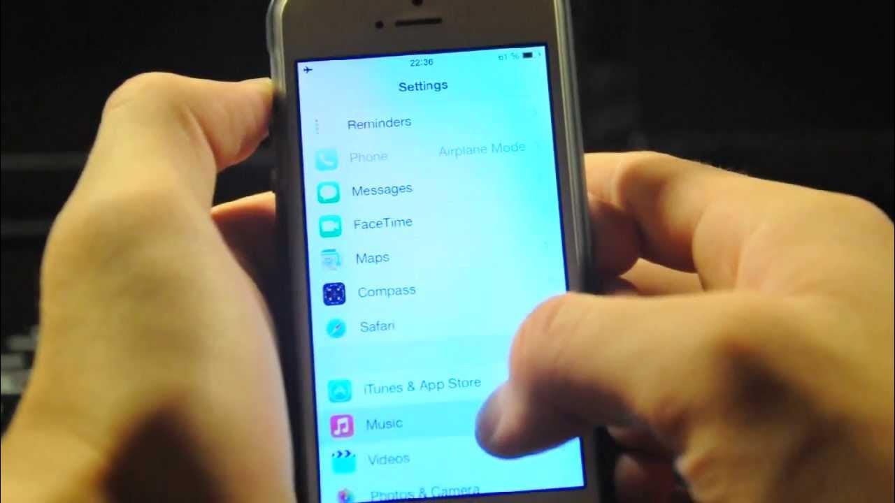 how-to-set-volume-limit-on-iphone-ipod-ios-7-0-7-0-4-youtube