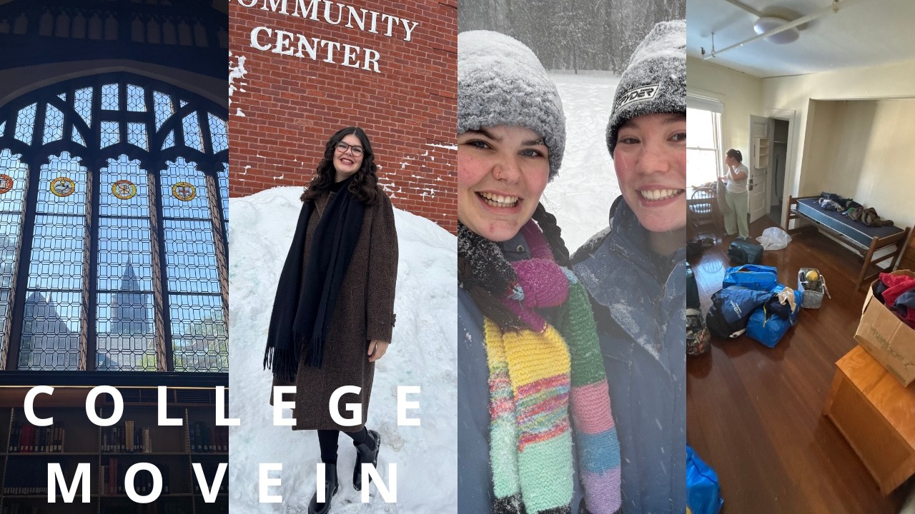 the snowiest movein and first day of class @mount holyoke college