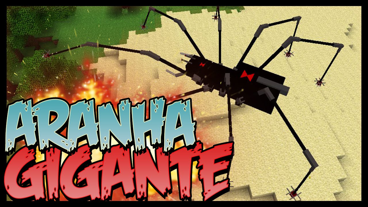 A MAIOR ARANHA DO MINECRAFT | THE BIG SPIDER MINECRAFT - YouTube