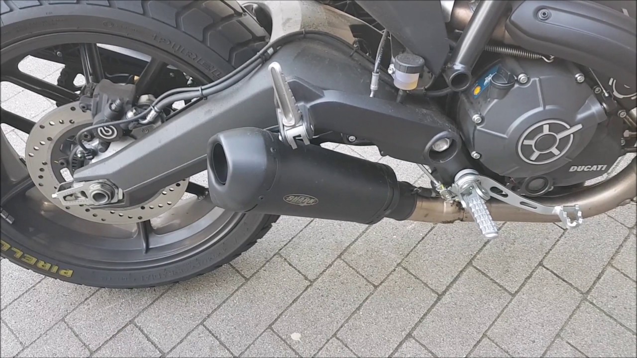 Ducati Scrambler Shark DSX-10 Sound - YouTube