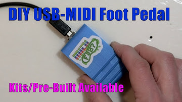 MidiFoot - Single Button MIDI Controller Build