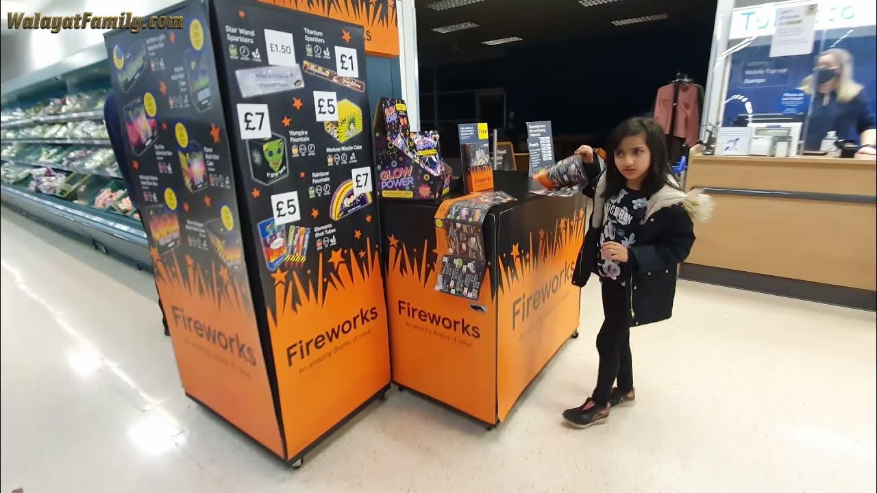 TESCO Fireworks Bonfire Night Selection Boxes 2021 Counter Service