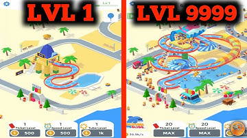 Idle Aqua Park - Level 9999 - Gameplay (Android)